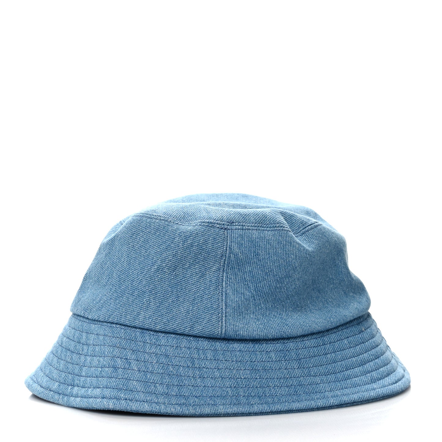 Fabric Logo Bucket Hat L Blue