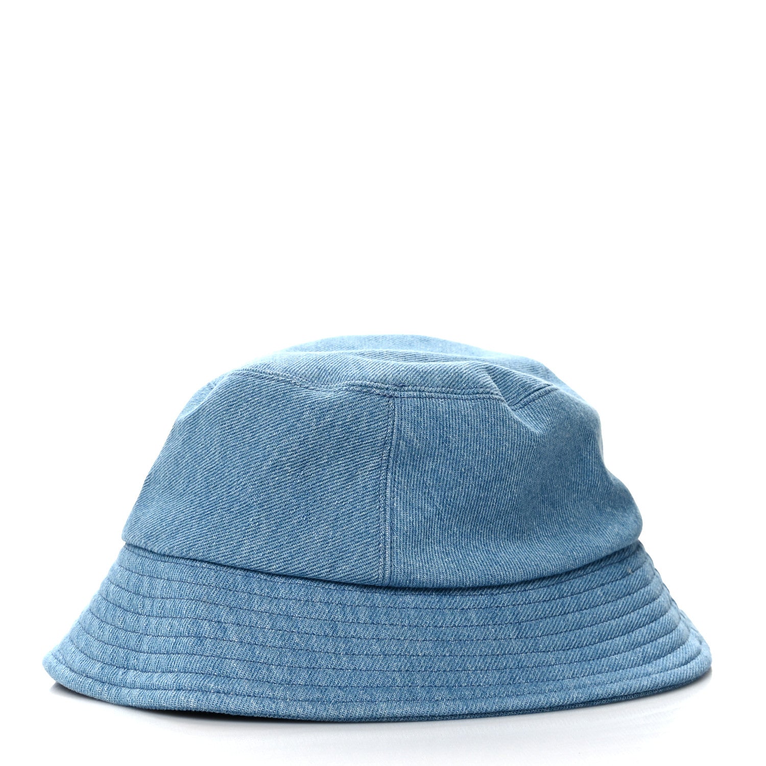 Chanel Fabric Logo Bucket Hat L Blue 5 of 7
