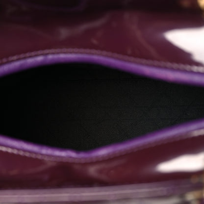 Christian Dior Patent Cannage Medium Lady Dior Purple 5 of 13