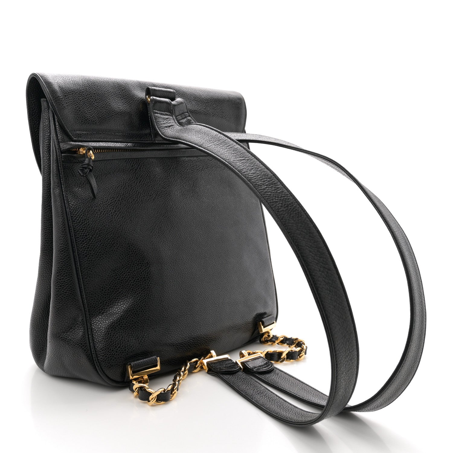 Chanel Caviar CC Backpack Black 3 of 10