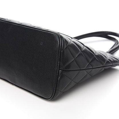 Chanel Caviar Quilted Medallion Tote Black 8 of 9