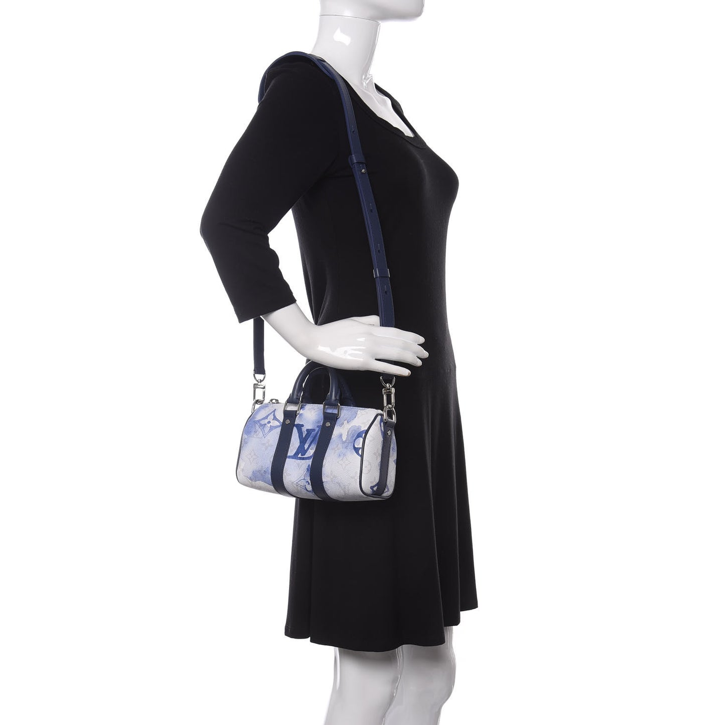 Monogram Watercolor Keepall XS Blue