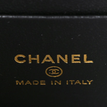 Chanel Lambskin Quilted Pick Me Up Vanity Case Black 6 of 10