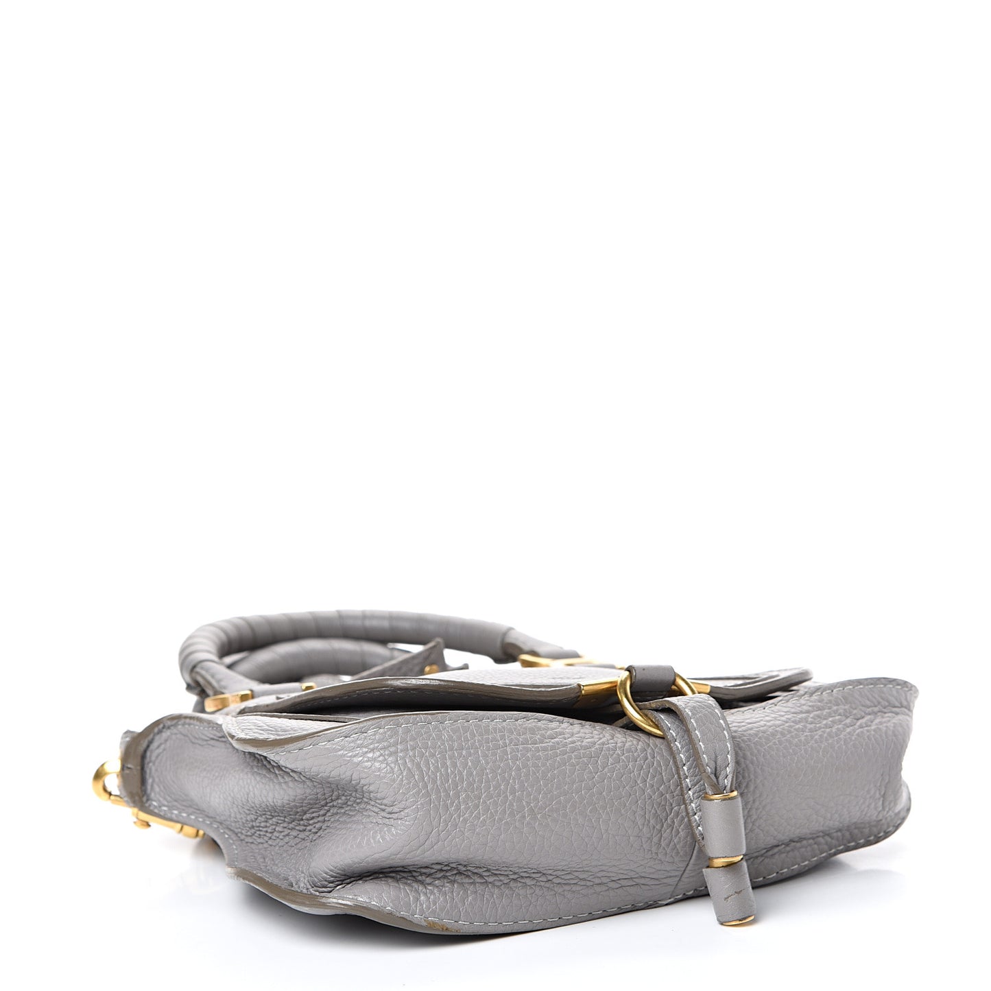 Calfskin Mini Marcie Satchel Cashmere Grey