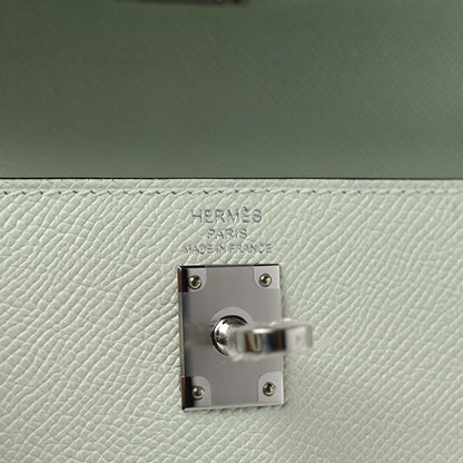Hermes Epsom Kelly Sellier 25 Vert Fizz 6 of 9