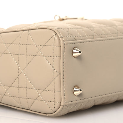 Christian Dior Lambskin Cannage Small My ABCDior Lady Dior Beige 11 of 18