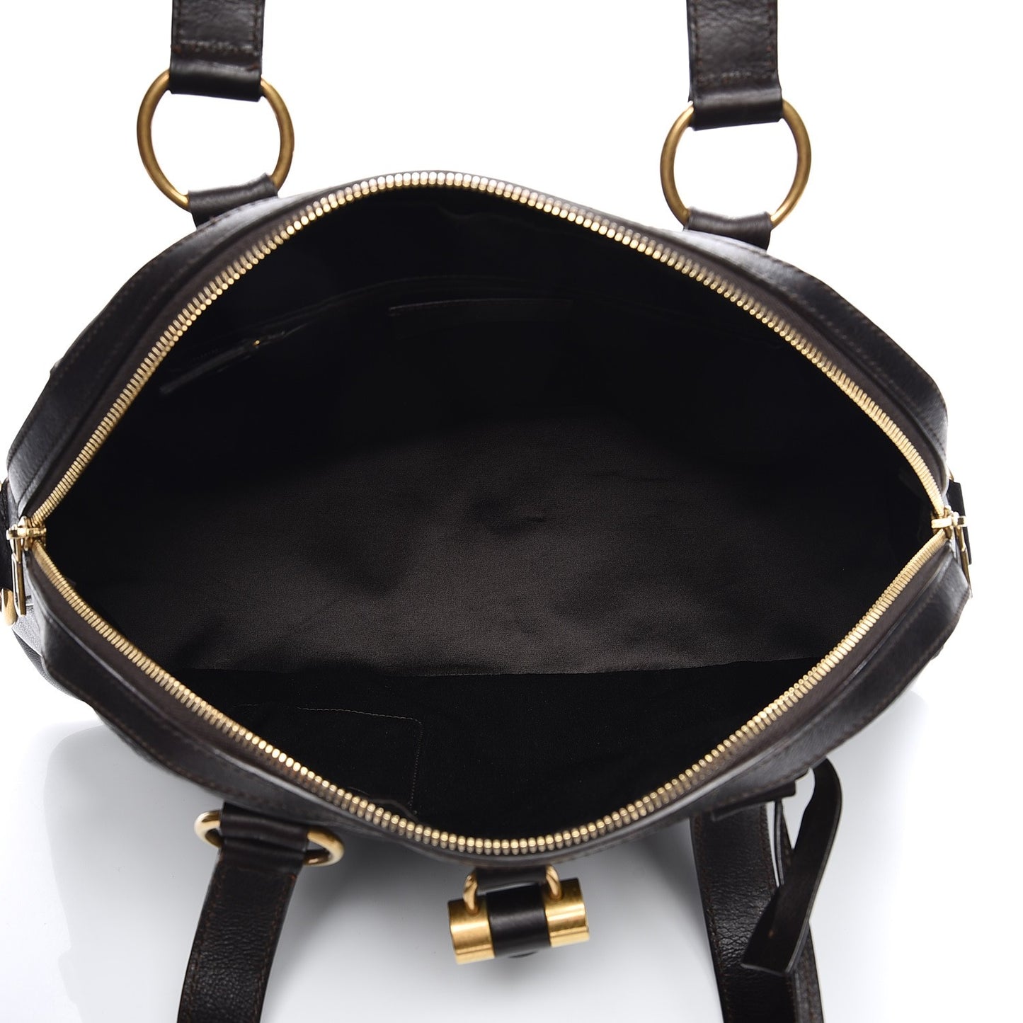 Calfskin Large Muse Dark Brown