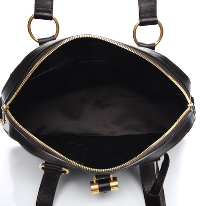 Saint Laurent Calfskin Large Muse Dark Brown 5 of 17