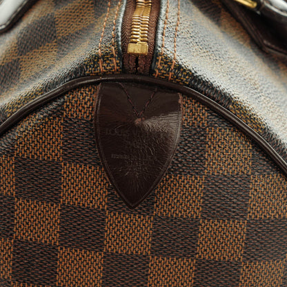 Louis Vuitton Damier Ebene Speedy 30 6 of 9