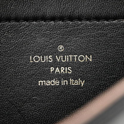 Louis Vuitton Lambskin Embossed Monogram Pochette Coussin Black 7 of 11