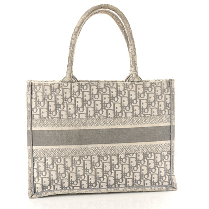 Christian Dior Oblique Medium Book Tote Grey 3 of 12