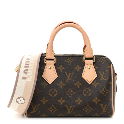 Louis Vuitton Monogram Speedy Bandouliere 20 Beige 1 of 10