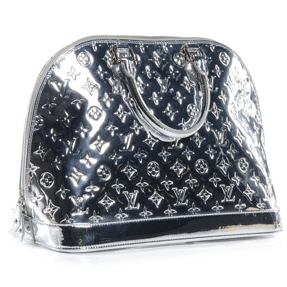 Louis Vuitton Monogram Miroir Alma MM Silver 3 of 7