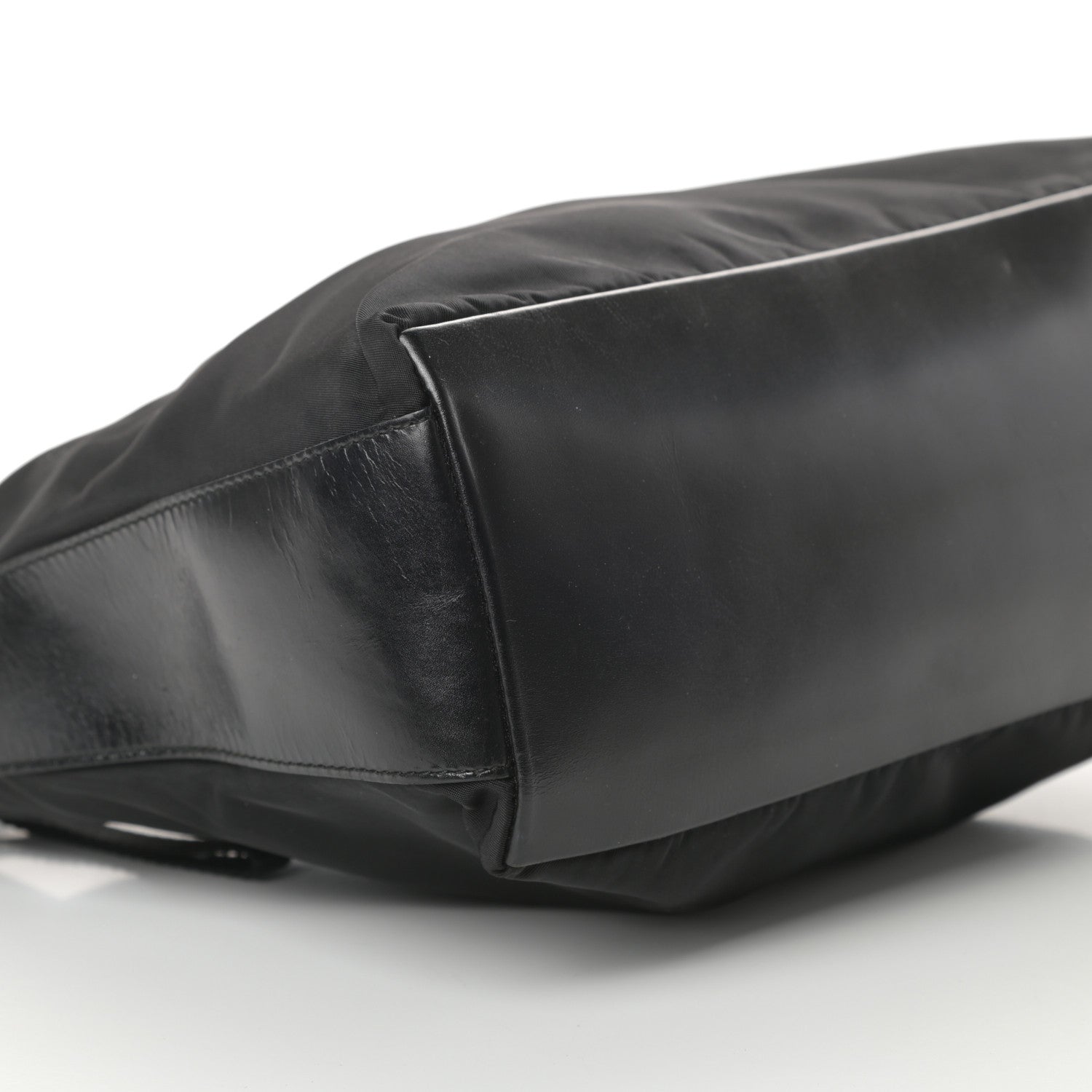 Prada Tessuto Nylon Shoulder Bag Black 9 of 12