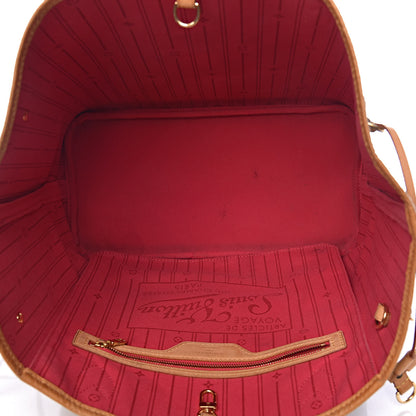 Louis Vuitton Monogram My LV Heritage Neverfull MM Fuchsia Blue de France 5 of 14