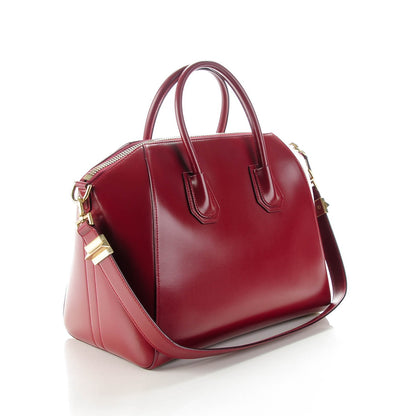 Givenchy Shiny Lord Calfskin Medium Antigona Burgundy 3 of 7