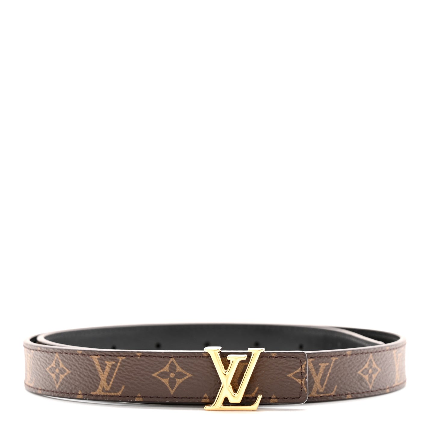 Calfskin Monogram 20mm LV Iconic Reversible Belt 80/32 Black