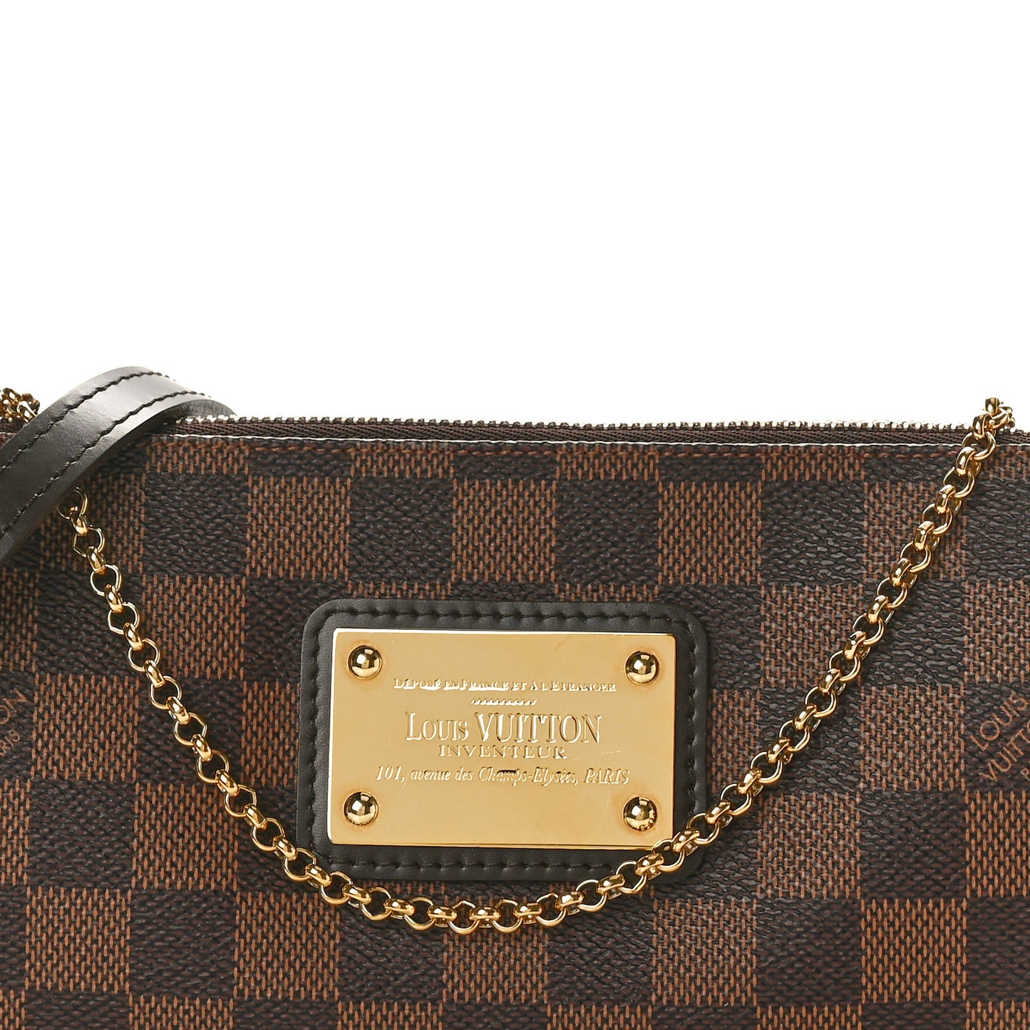 Damier Ebene Eva Clutch