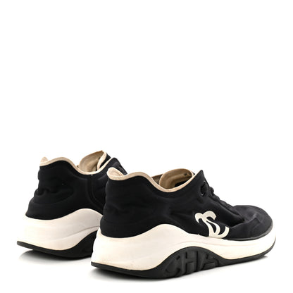 Chanel Lycra CC Sneakers 41 Navy 5 of 8