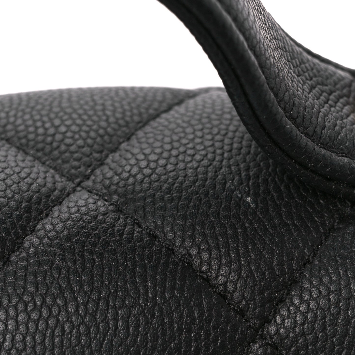 Caviar Quilted Small Business Affinity Flap Black
