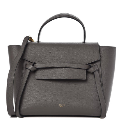 Celine Baby Grained Calfskin Micro Belt Bag Grey 1 of 7