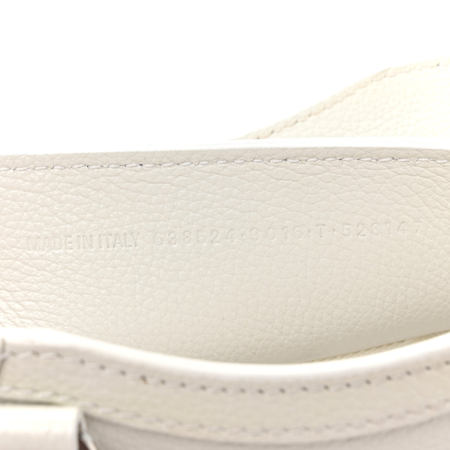 Balenciaga Grained Calfskin Neo Classic Silver Hardware Mini City White 7 of 12