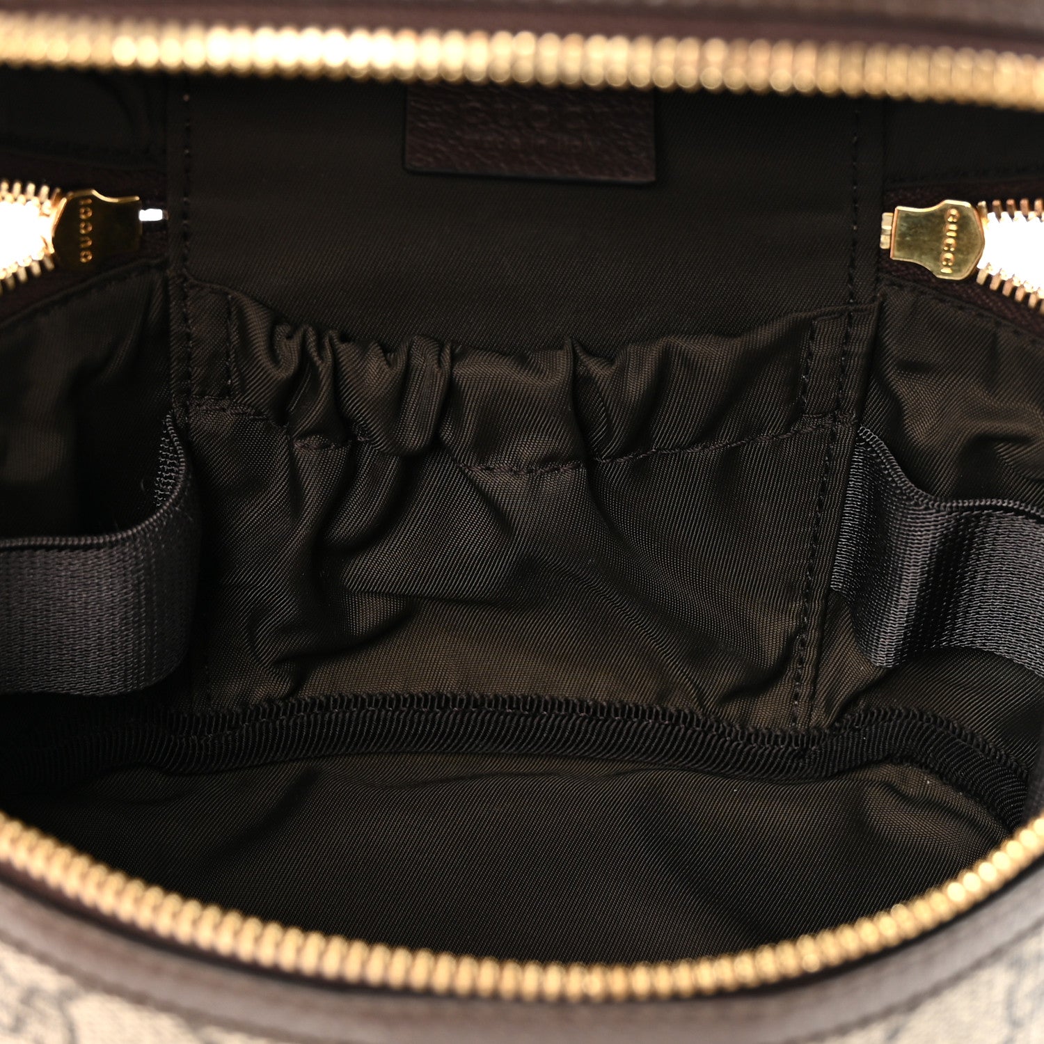 Gucci GG Supreme Monogram Textured Calfskin Web Ophidia Vanity