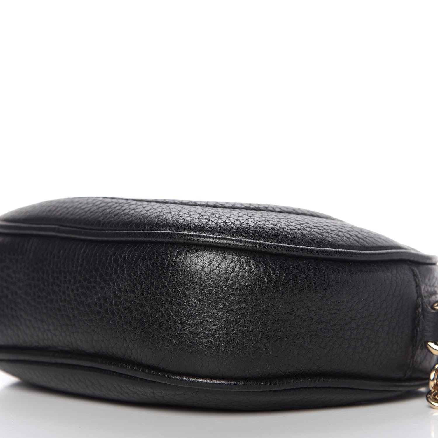 Gucci Pebbled Calfskin Mini Soho Chain Bag Black 7 of 10