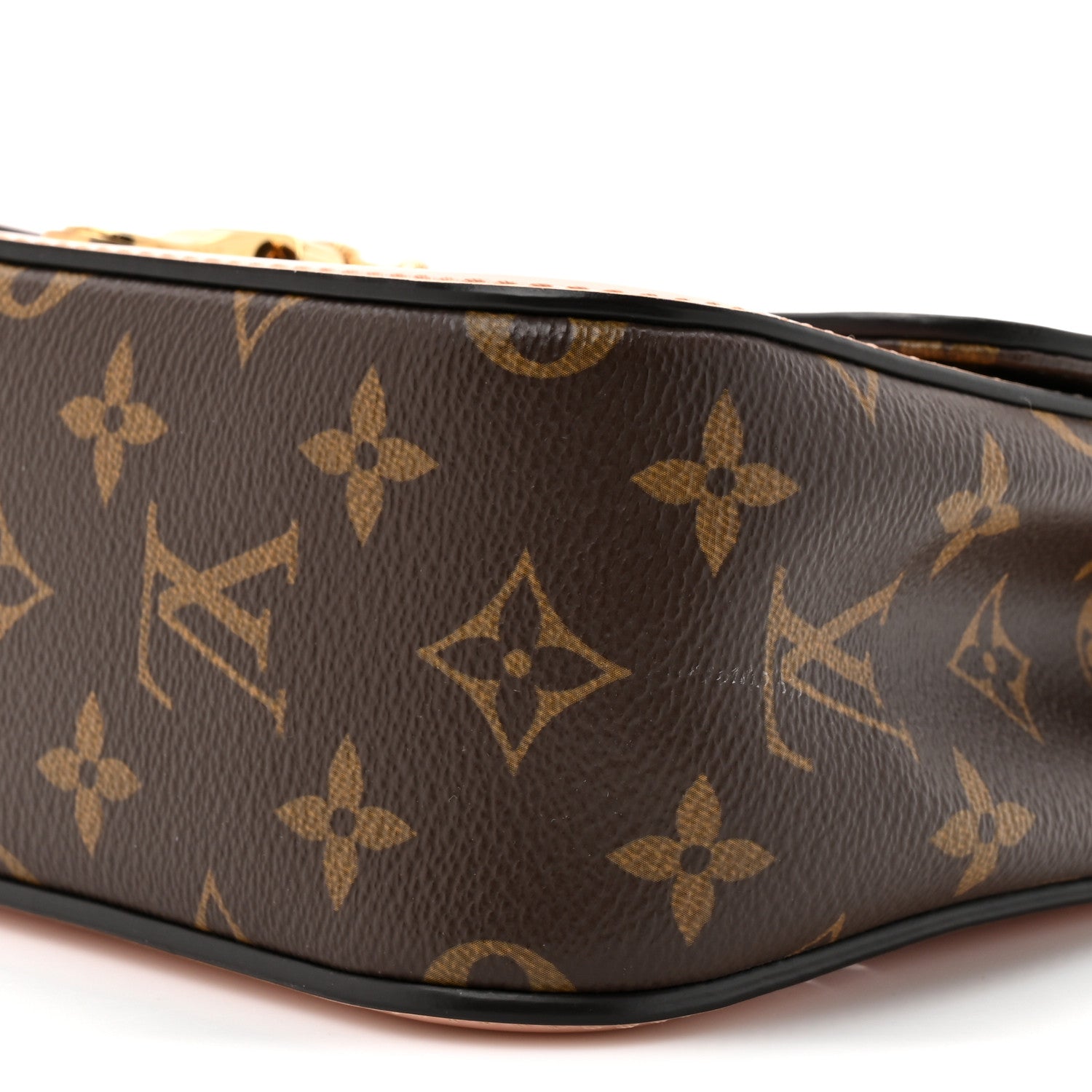 Louis Vuitton Patent Calfskin Monogram Cherrywood BB Rose Ballerine 9 of 11