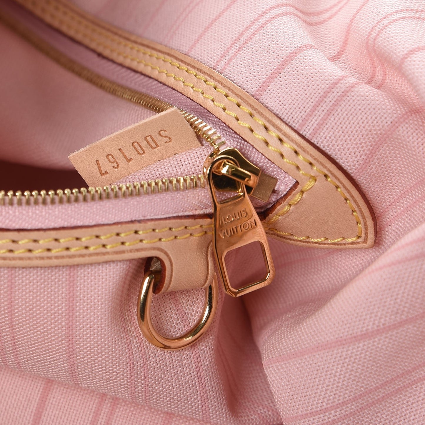 Damier Azur Delightful MM Rose Ballerine