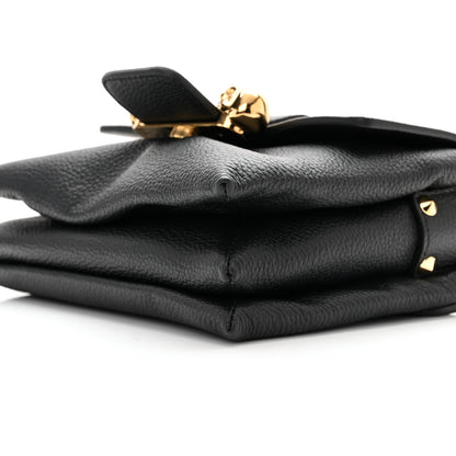 Alexander McQueen Calfskin Small Twin Skull Chain Crossbody Black 10 of 10