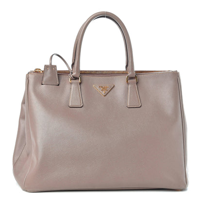 Prada Saffiano Large Galleria Double Zip Tote Argilla 1 of 15