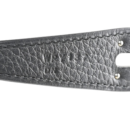 Hermes Taurillon Clemence Lindy 26 Black 7 of 11