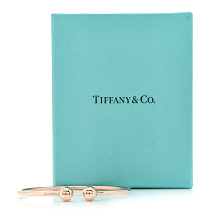Tiffany 18K Rose Gold 8mm HardWear Ball Wire Bracelet 5 of 5