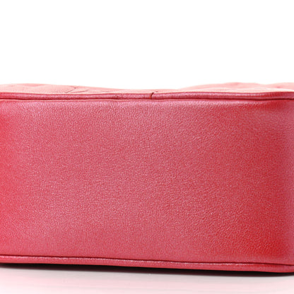Louis Vuitton Lambskin Embossed Monogram Fall In Love Sac Coeur Heart Chain Bag Lipstick Red 8 of 10