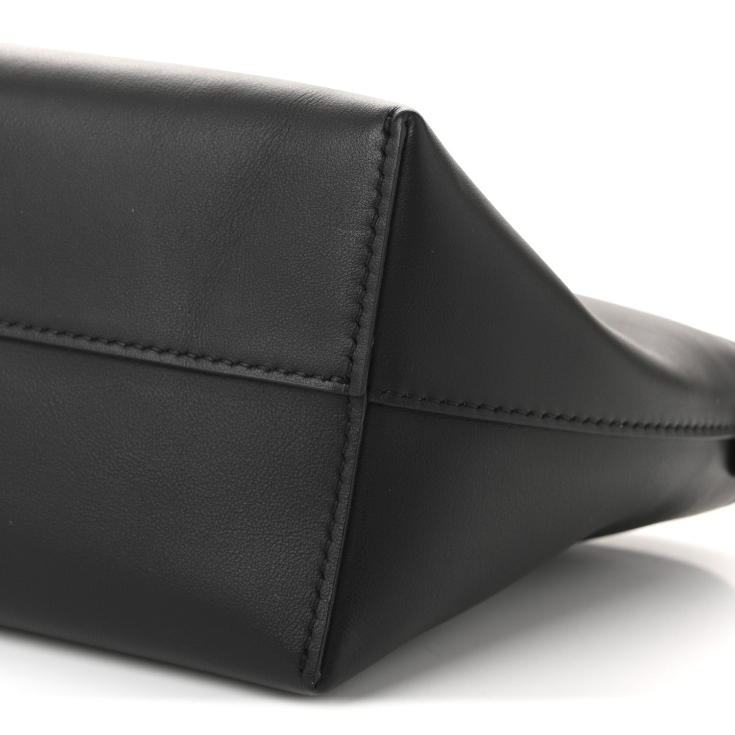 Fendi Vitello Dolce Elite Monster Eye Mini Roll Tote Black 9 of 9