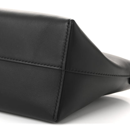 Fendi Vitello Dolce Elite Monster Eye Mini Roll Tote Black 9 of 9