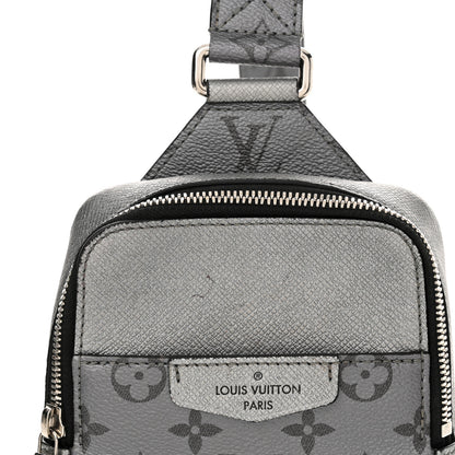 Louis Vuitton Taigarama Outdoor Slingbag Gunmetal Silver 10 of 12