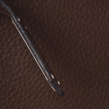 Hermes Taurillon Clemence Jypsiere 34 Chocolate 16 of 29