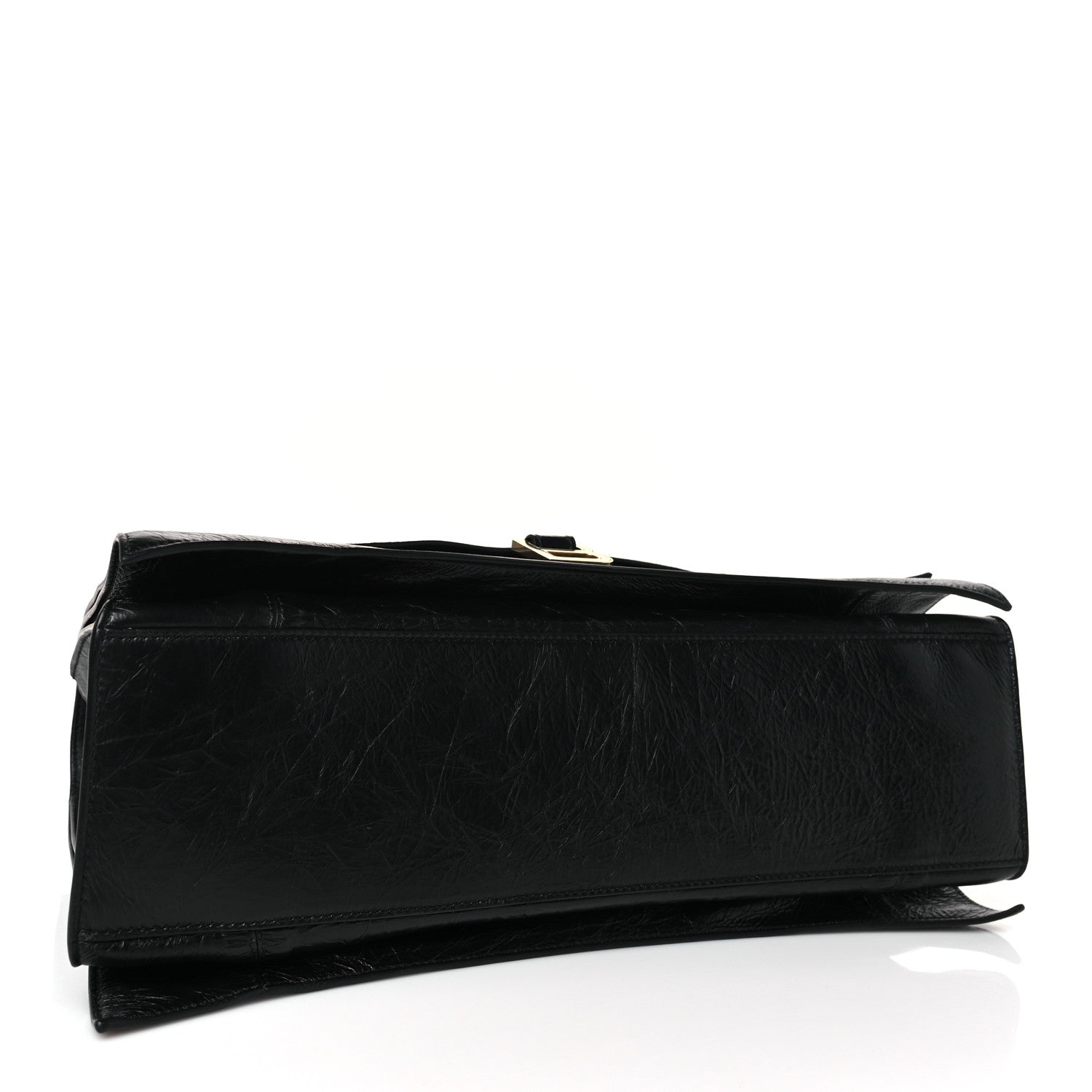 Balenciaga Crushed Calfskin Large Crush Chain Bag Black 4 of 8