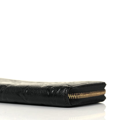 Louis Vuitton Empreinte Zippy Wallet Black Yellow 8 of 8