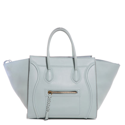 Celine Calfskin Small Phantom Luggage Glacier 1 of 8
