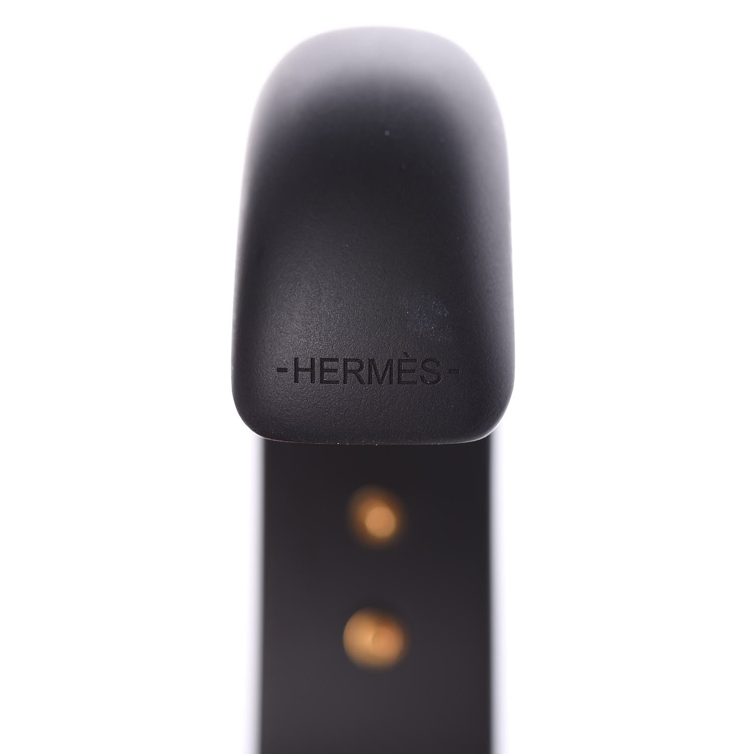 Hermes Pearwood Medor Fine Cuff M Bracelet Black 6 of 7