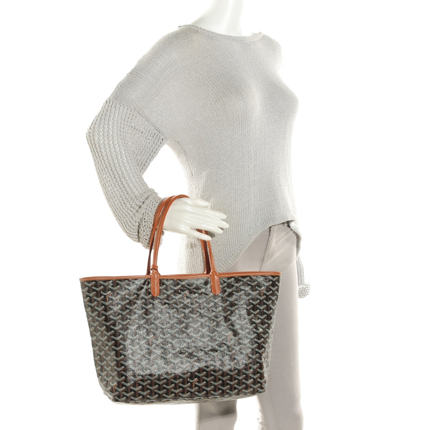 Goyard Goyardine Saint Louis PM Black Gold 2 of 8