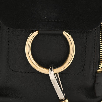 Chloe Suede Calfskin Mini Faye Backpack Black 11 of 13