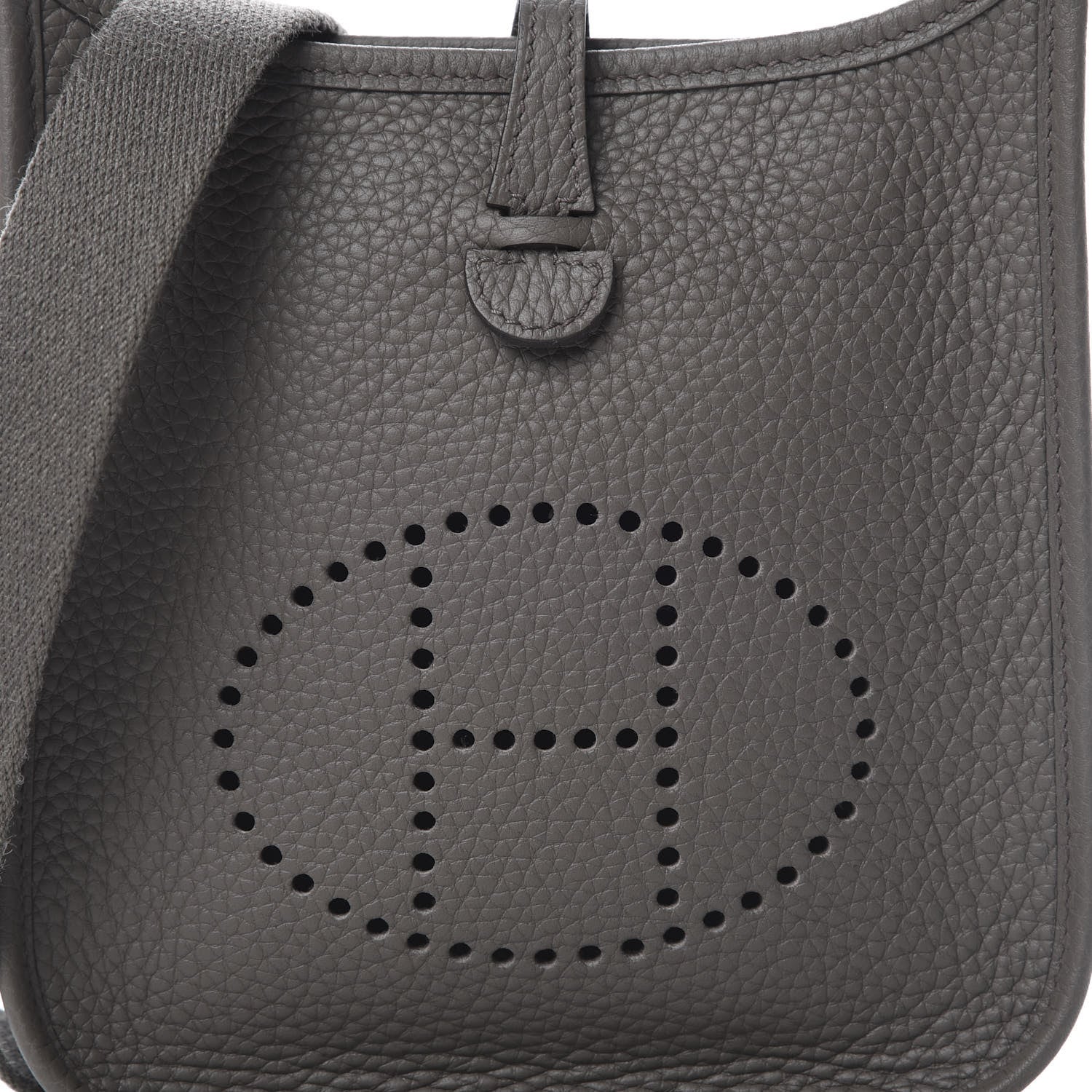 Hermes Taurillon Clemence Evelyne TPM Etain 8 of 11
