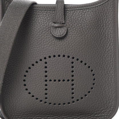 Hermes Taurillon Clemence Evelyne TPM Etain 8 of 11