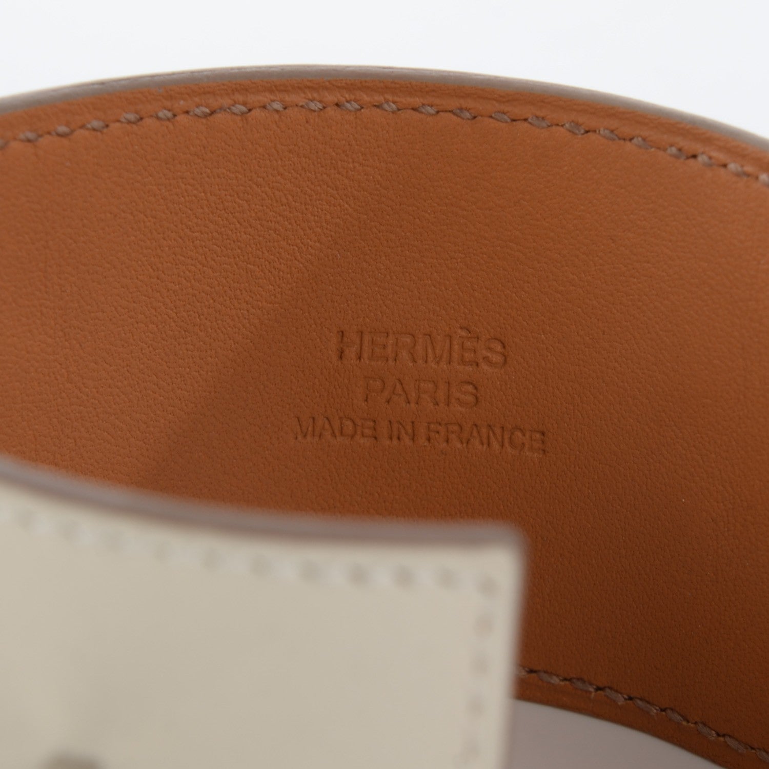 Hermes Swift Collier de Chien CDC Bracelet S Craie 4 of 7