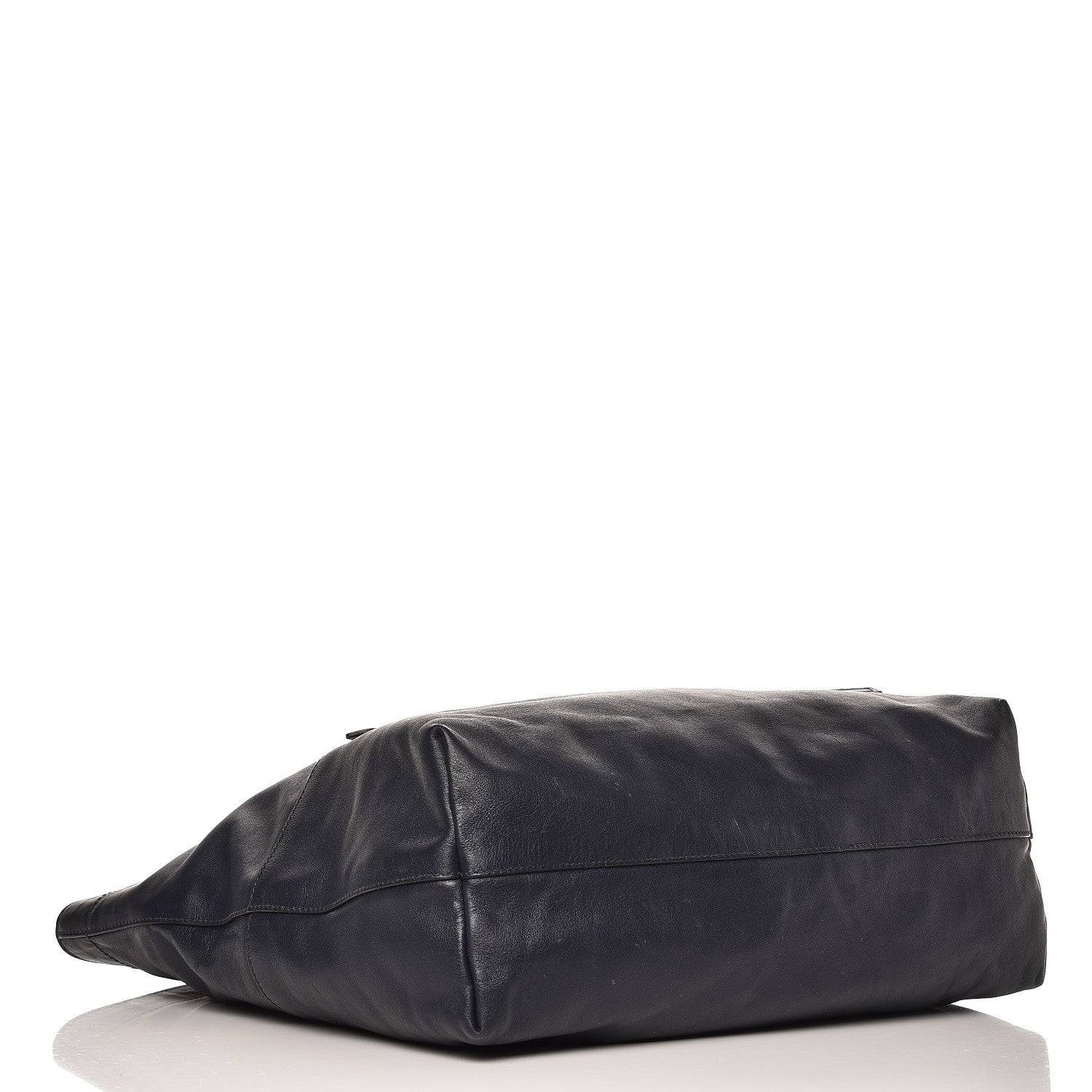 Miu Miu Vitello Soft Calf Shopping Tote Baltico 4 of 15