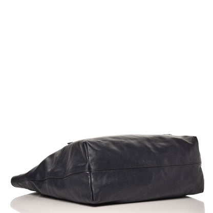 Miu Miu Vitello Soft Calf Shopping Tote Baltico 4 of 15